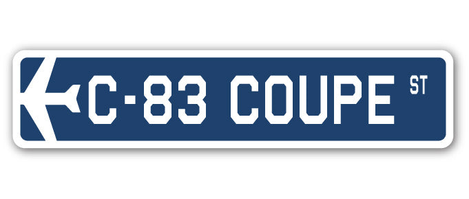 C-83 Coupe Street Sign