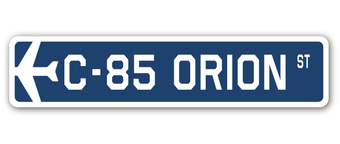 C-85 Orion Street Sign