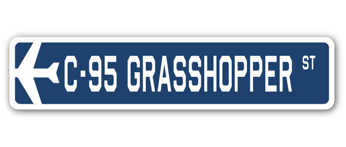 C-95 Grasshopper Street Sign