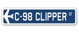 C-98 Clipper Street Sign