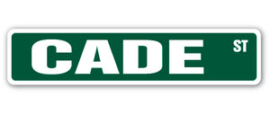 CADE Street Sign