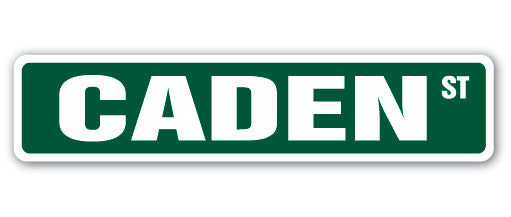 Caden Street Vinyl Decal Sticker