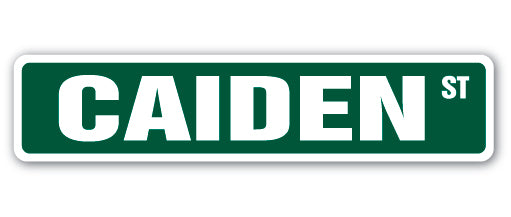 CAIDEN Street Sign