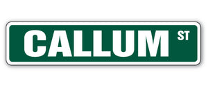 CALLUM Street Sign