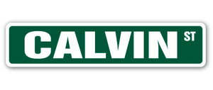 CALVIN Street Sign