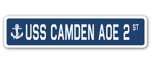 USS Camden Aoe 2 Street Vinyl Decal Sticker