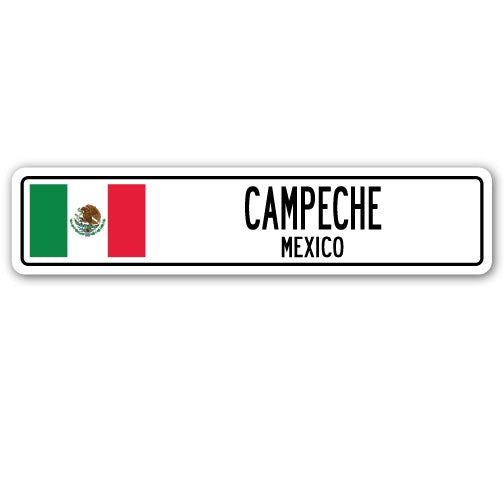 CAMPECHE, MEXICO Street Sign
