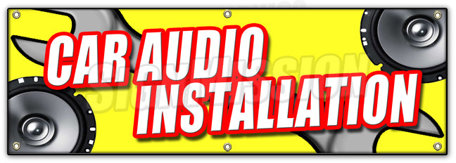 Car Audio Installation Banner