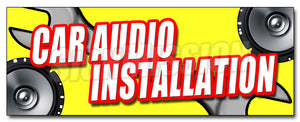 Car Audio Installation Decal