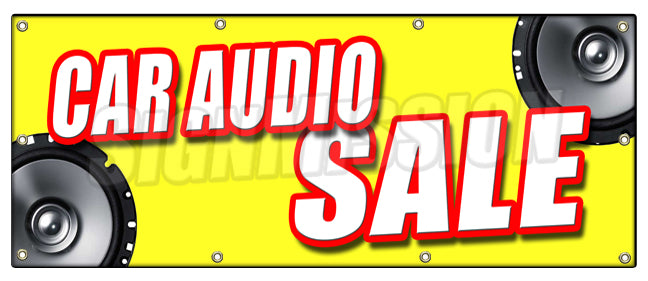 Car Audio Sale Banner