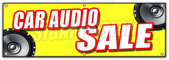 Car Audio Sale Banner