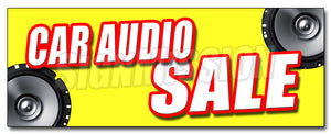 Car Audio Sale Decal