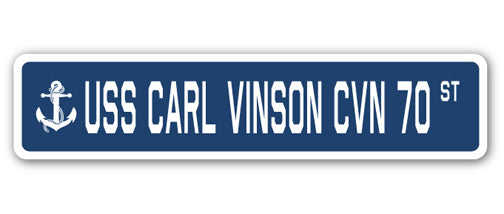 USS Carl Vinson Cvn 70 Street Vinyl Decal Sticker