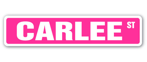 CARLEE Street Sign