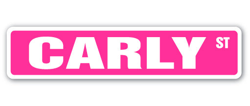 CARLY Street Sign