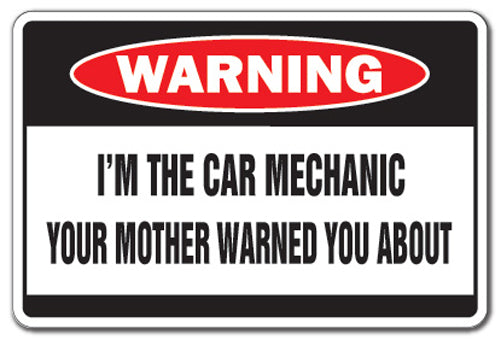 I'm The Car Mechanic Vinyl Decal Sticker