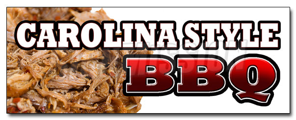 Carolina Style BBQ Decal