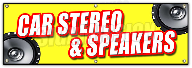 Car Stereo & Speakers Banner
