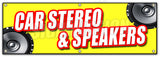 Car Stereo & Speakers Banner