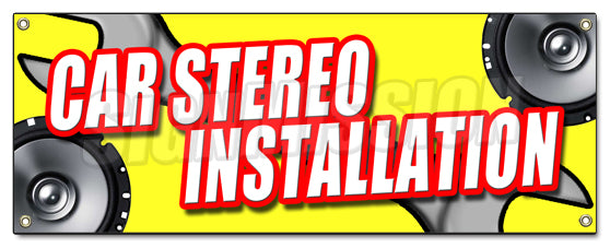 Car Stereo Installation Banner