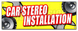 Car Stereo Installation Banner