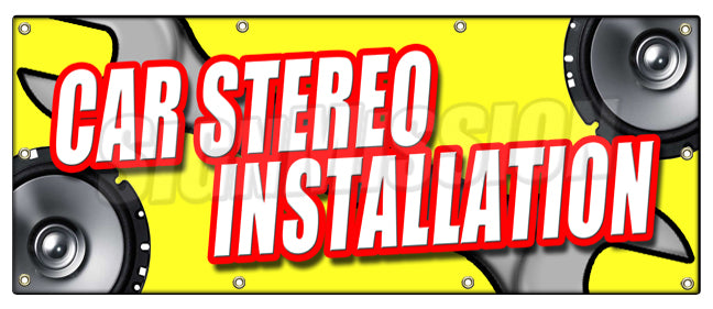 Car Stereo Installation Banner