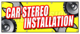 Car Stereo Installation Banner