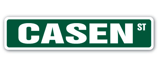 CASEN Street Sign