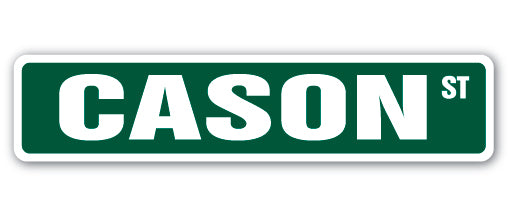 CASON Street Sign