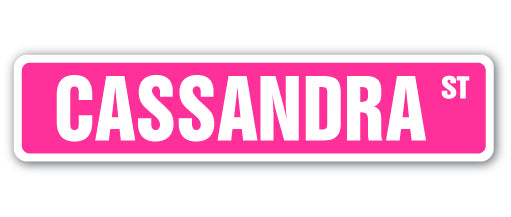 Cassandra Street Vinyl Decal Sticker