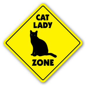 Cat Lady Street Vinyl Decal Sticker