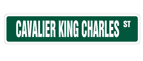 CAVALIER KING CHARLES Street Sign