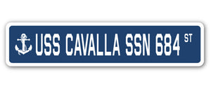 USS Cavalla Ssn 684 Street Vinyl Decal Sticker