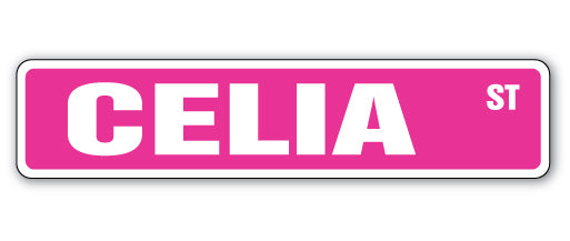 CELIA Street Sign