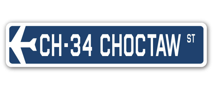 CH-34 Choctaw Street Sign