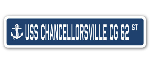 USS Chancellorsville Cg 62 Street Vinyl Decal Sticker