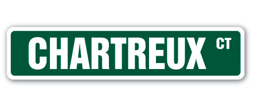 CHARTREUX Street Sign