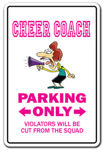 Cheer Coach Vinyl Decal Sticker