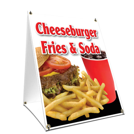 Cheeseburger Fries Soda