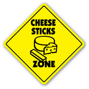 Cheese Sticks Zone Vinyl Decal Sticker