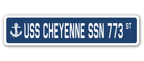 USS Cheyenne Ssn 773 Street Vinyl Decal Sticker