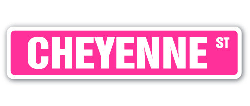 Cheyenne Street Vinyl Decal Sticker