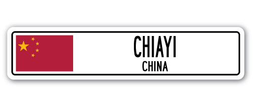 CHIAYI, CHINA Street Sign
