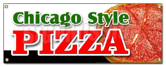 Chicago Style Pizza Banner