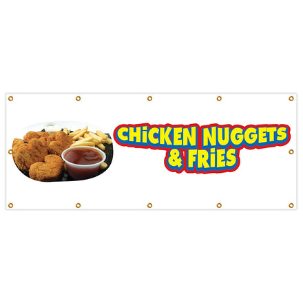 Chicken Nuggets & Fries Banner