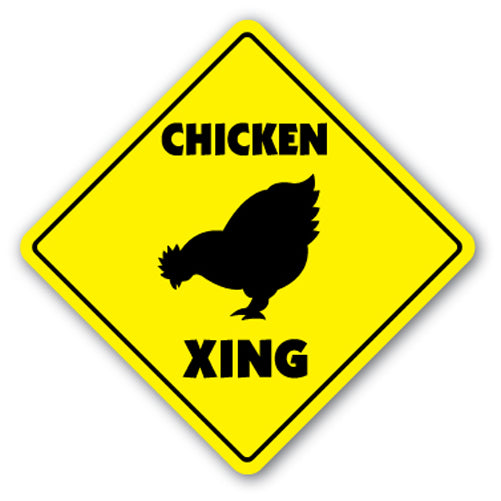 Chicken Street Vinyl Decal Sticker