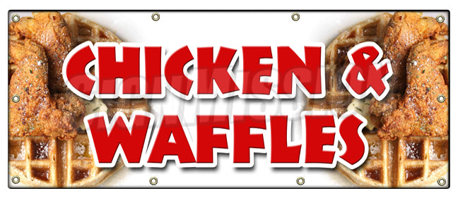 Chicken & Waffles Banner