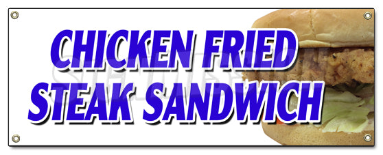 Chicken Fried Steak Sand Banner