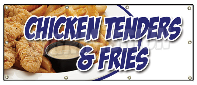 Chicken Tenders & Fries Banner
