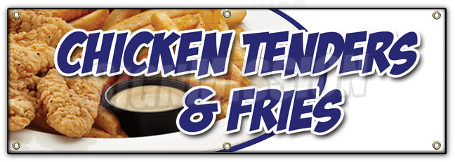 Chicken Tenders & Fries Banner